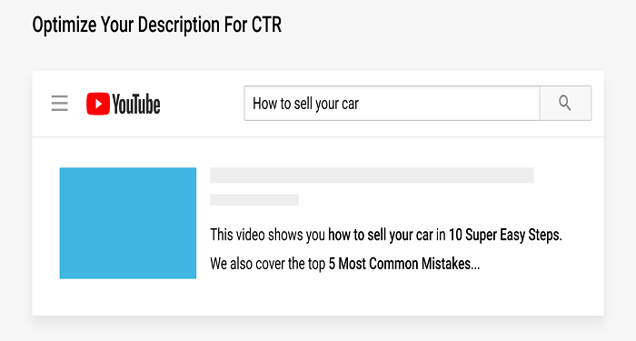 Optimize the Description for your YouTube Channel